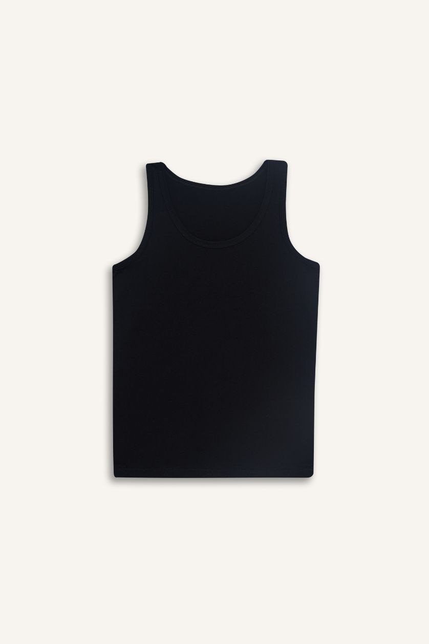 Erkek Çocuk - Genç Erkek Siyah 5'li Atlet Erkek Çocuk