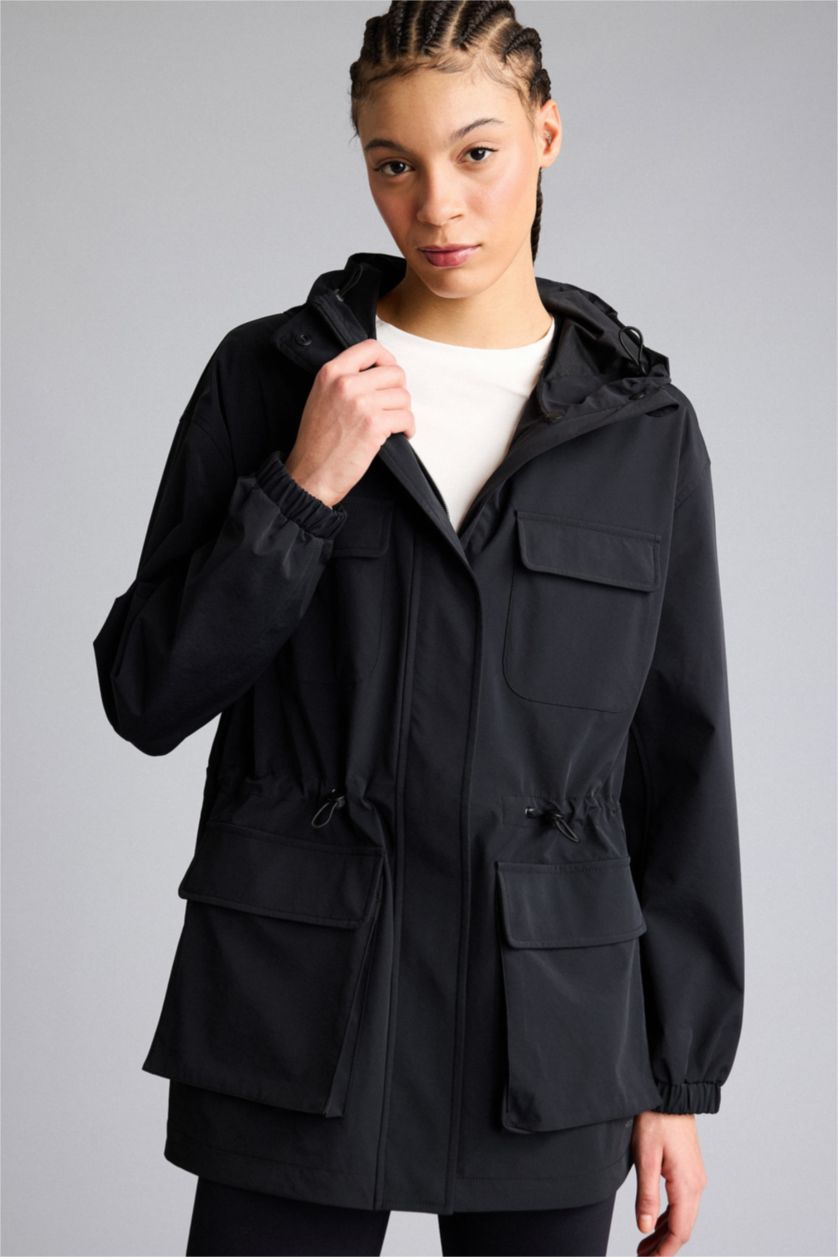 WOMAN Black Regular Fit