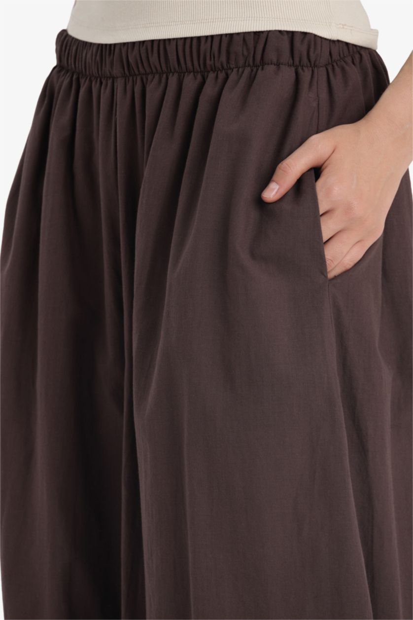 Women Brown Normal Waist Trousers
