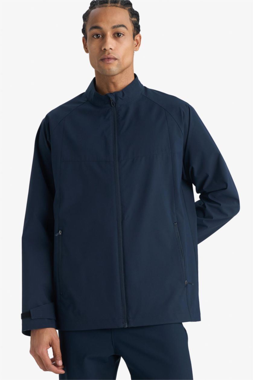 Man NAVY Water Repellent Slim Fit