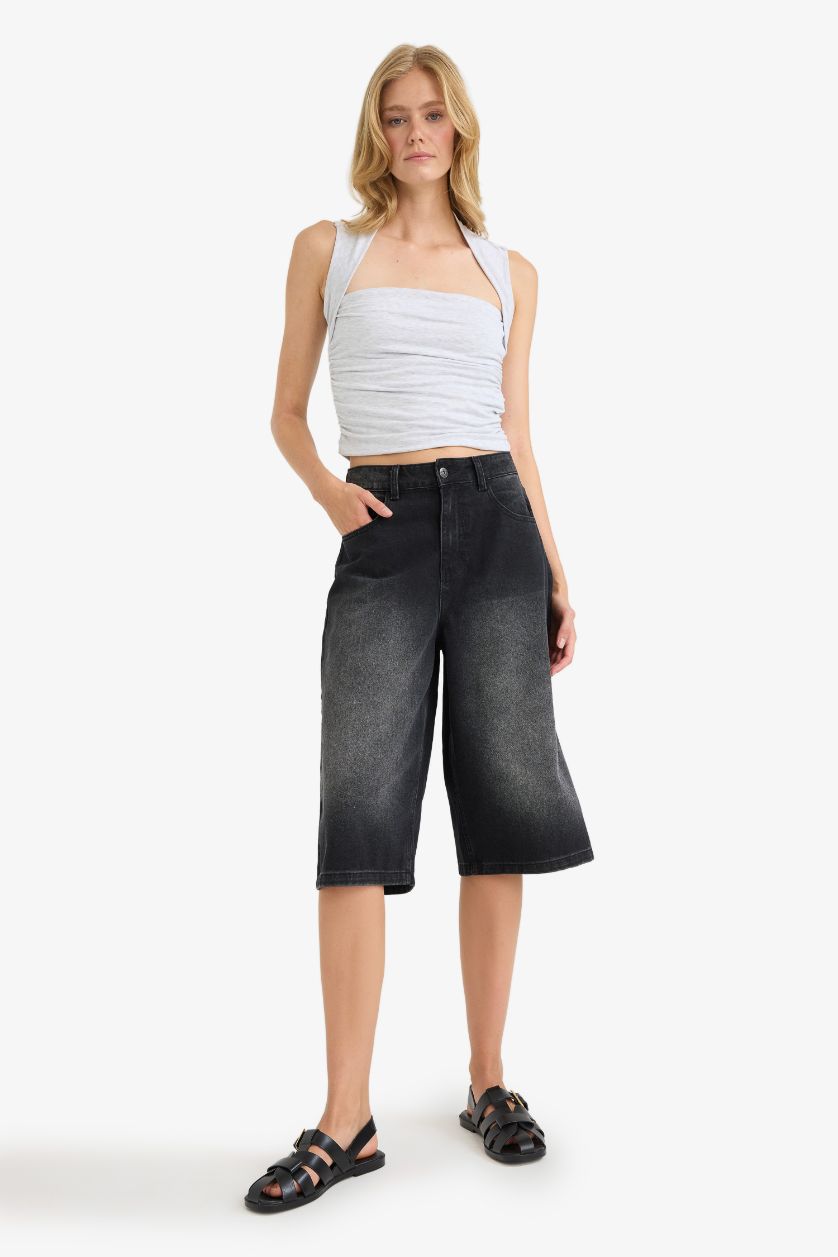 FEMME Gris Débardeur slim à col carré