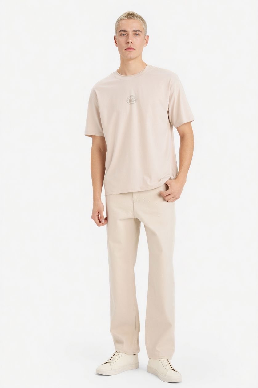 MAN Stone Boxy Fit Crew Neck Short Sleeve T-Shirt