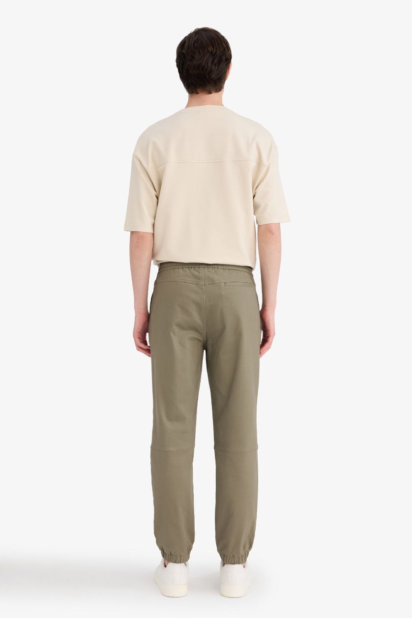 MAN Khaki Regular Jogger Pants