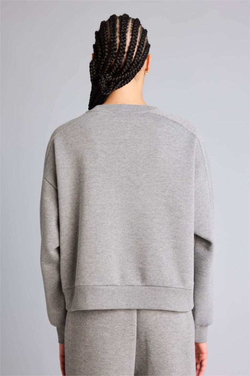 Kadın Grimelanj NBA Los Angeles Lakers Bisiklet Yaka Sweatshirt