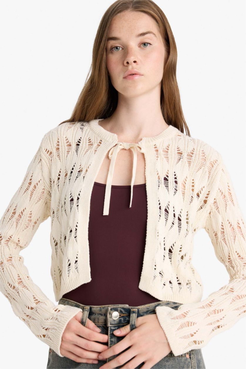 نساء اوف وايت Slim Fit Cardigan