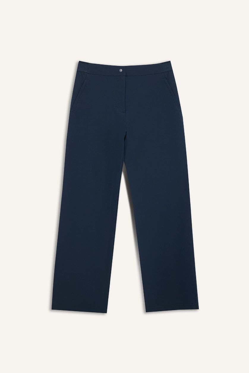 Женщины Синий Тканые брюки Standard Fit