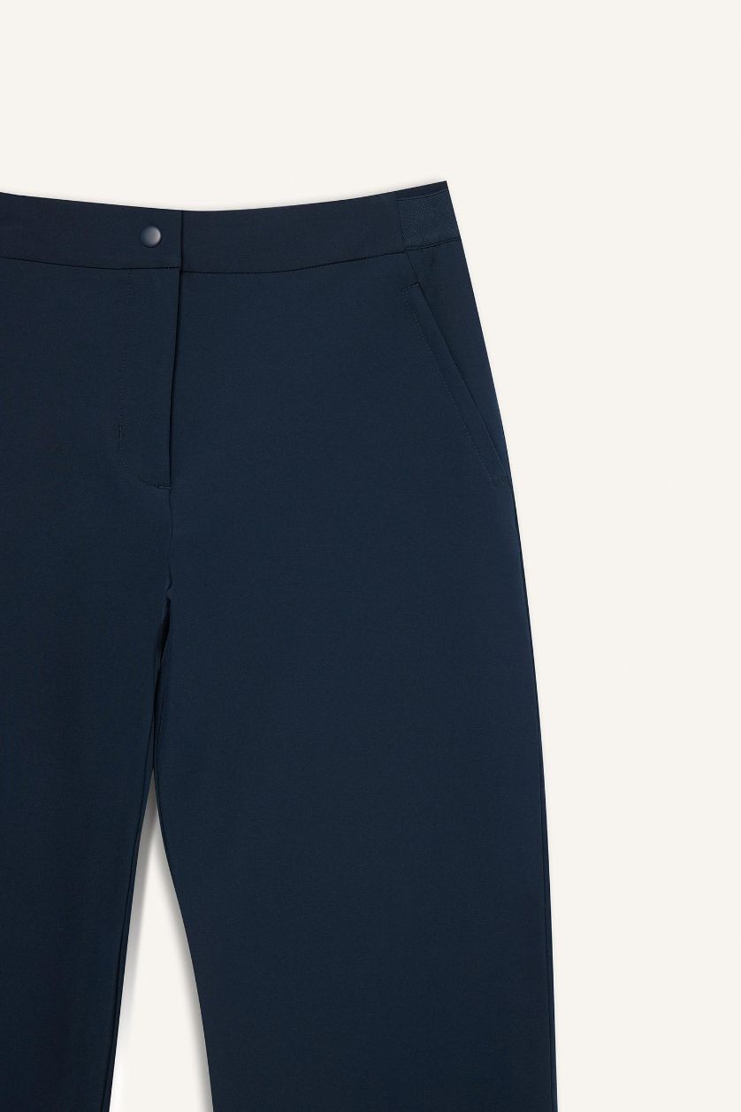 Женщины Синий Тканые брюки Standard Fit