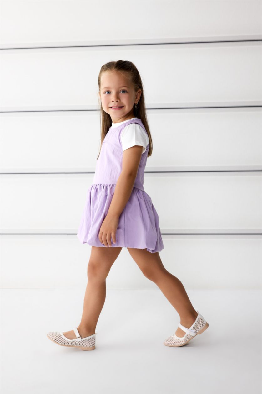 طفلة صغيرة أرجواني سيت بيبي بناتي فستان وبلوزة - قطعتين