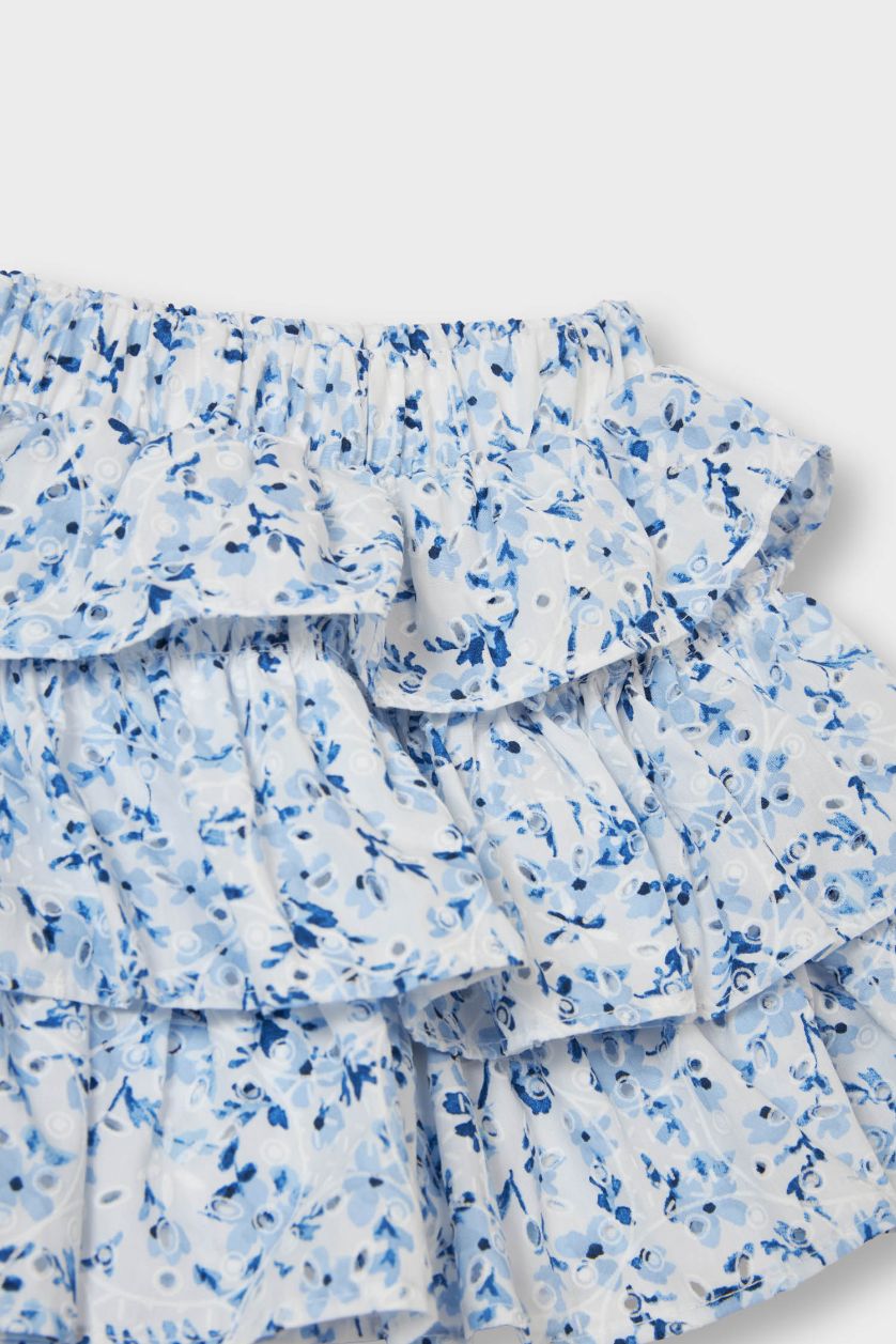 طفلة صغيرة بيج فاتح جيبة بيبي بناتي فلورال مخرم