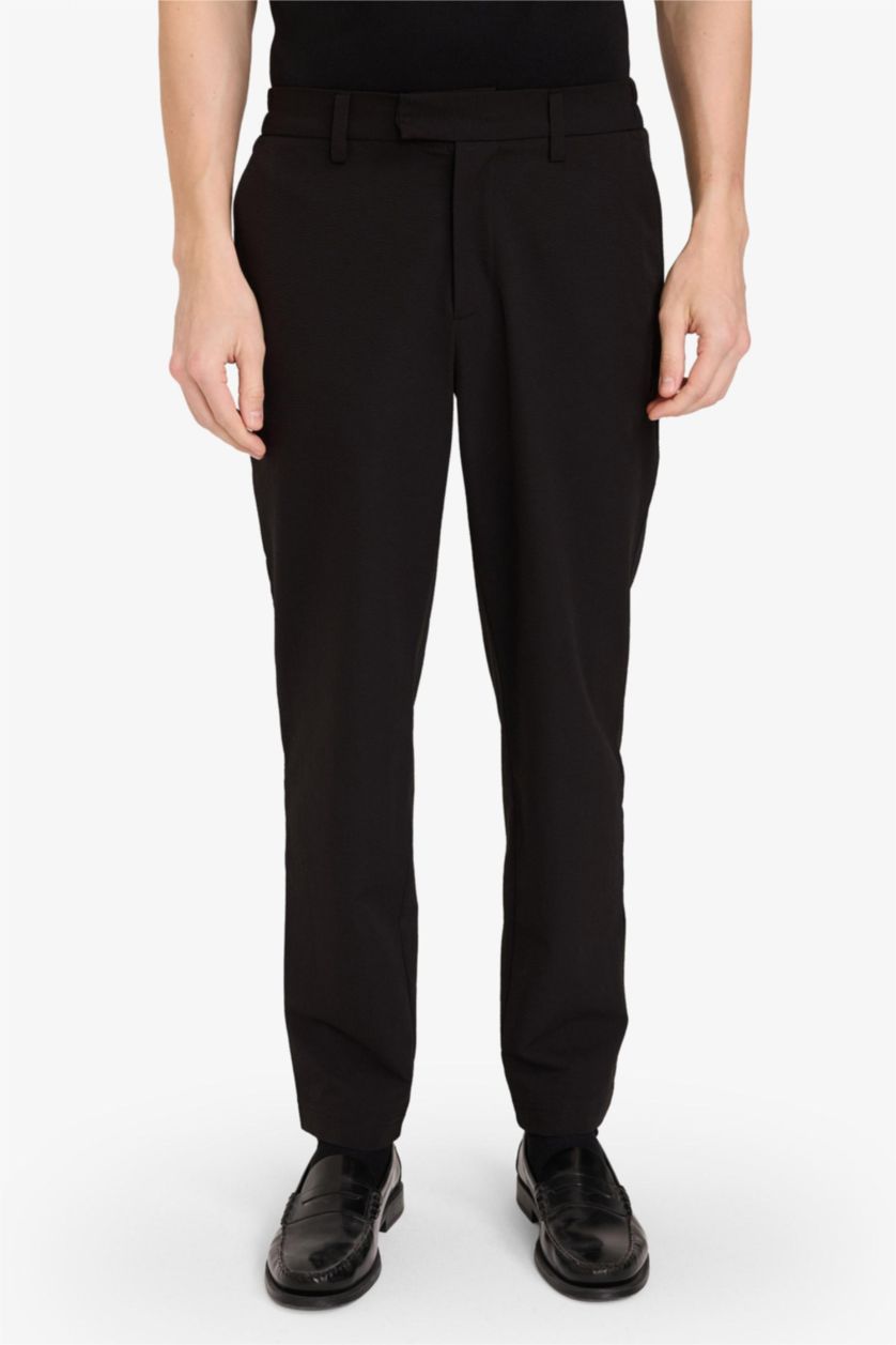 MAN Black Tailored Fit Trousers