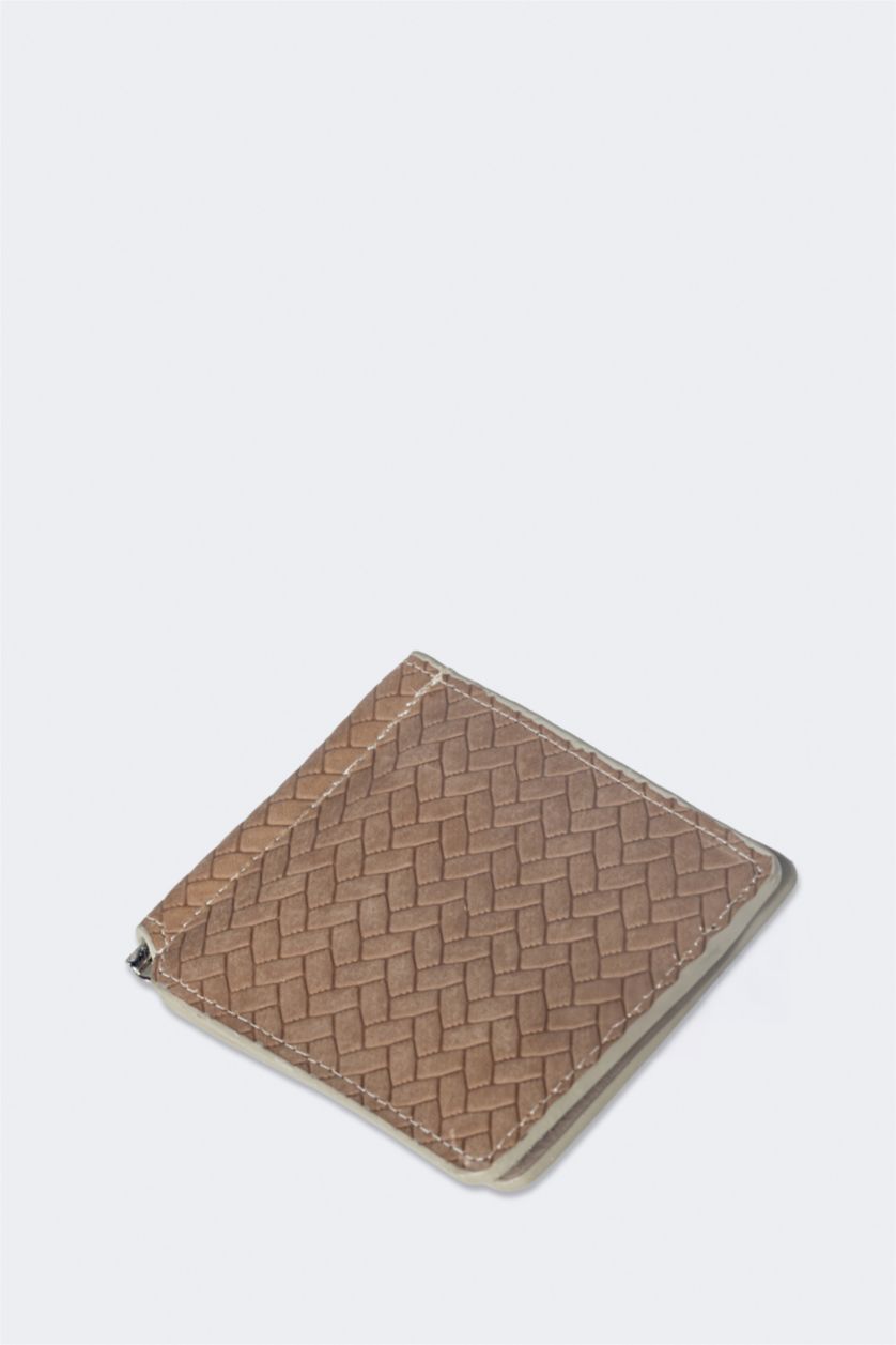 MAN Beige Man Leather Wallets