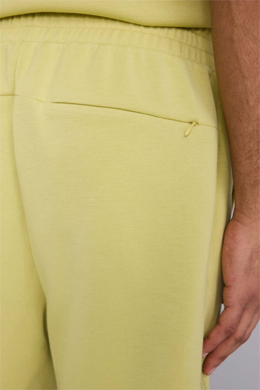 Erkek Açık Yeşil Sporcu Kısa Paça Modal Şort