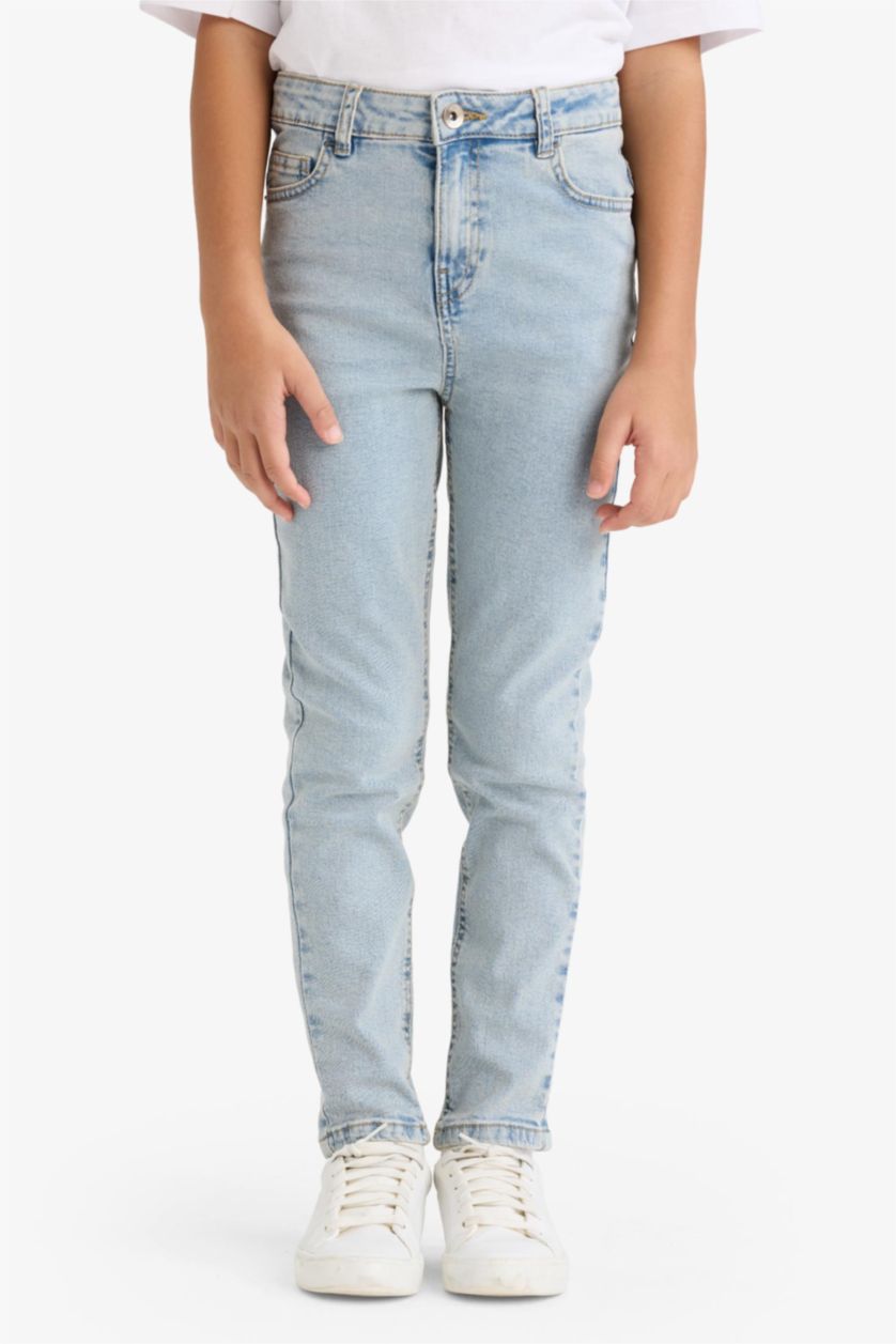 BOYS & TEENS Light Blue Slim Fit Denim Trousers