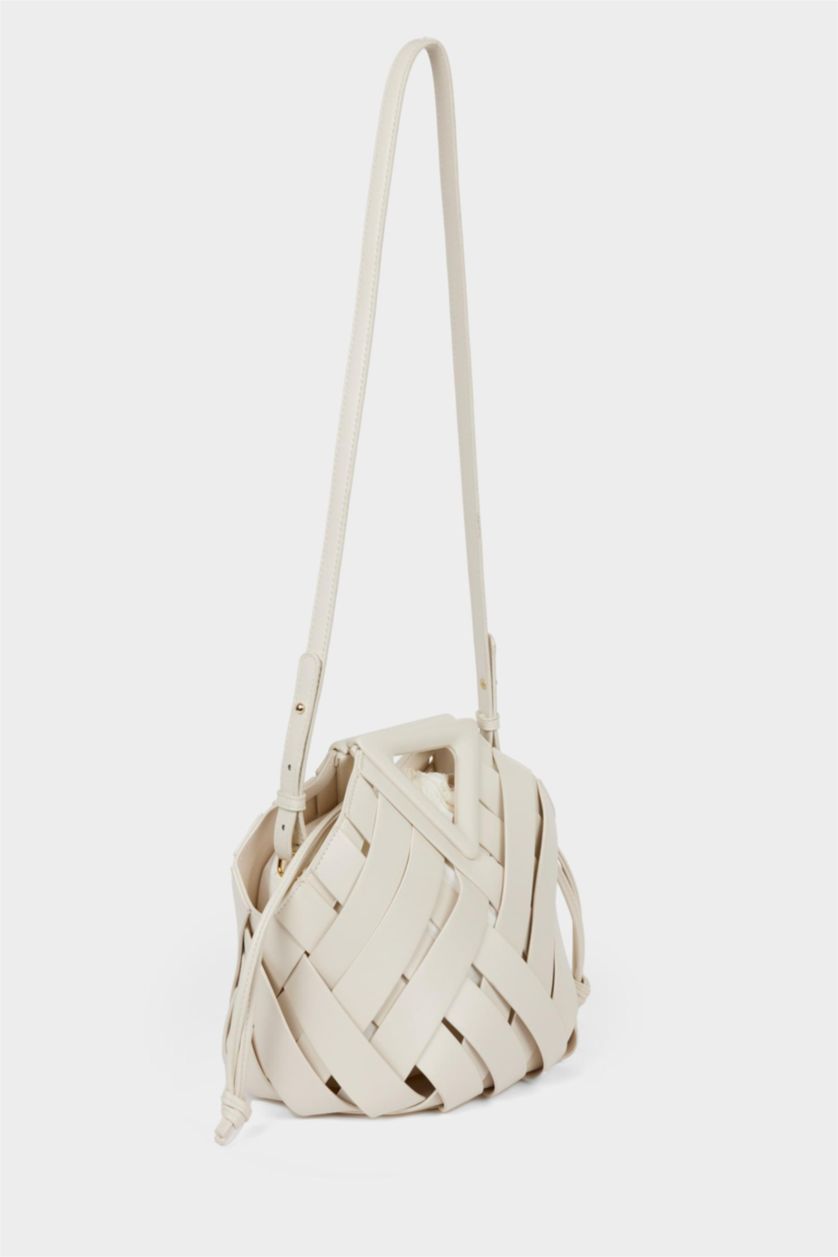 Kadın Bej DCEY x DeFacto Kadın Suni Deri Çapraz Çanta