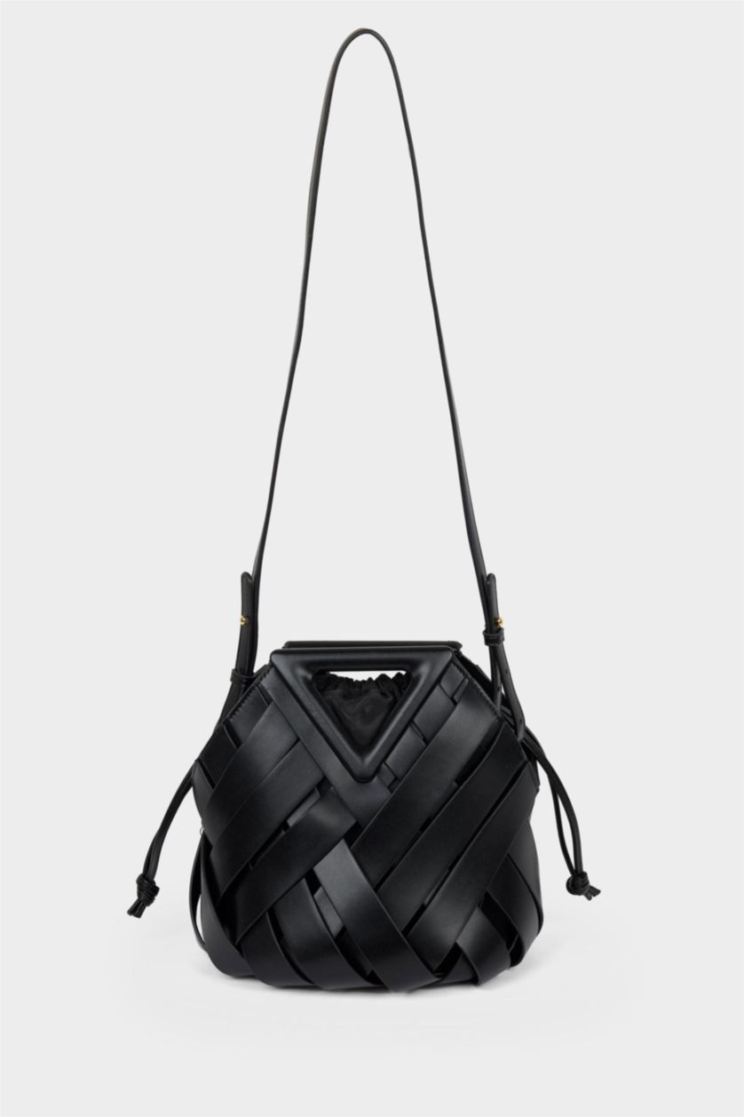 Kadın Siyah DCEY x DeFacto Kadın Suni Deri Çapraz Çanta