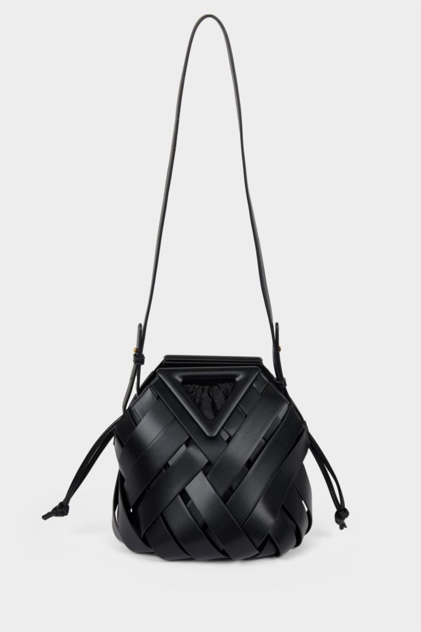 Kadın Siyah DCEY x DeFacto Kadın Suni Deri Çapraz Çanta