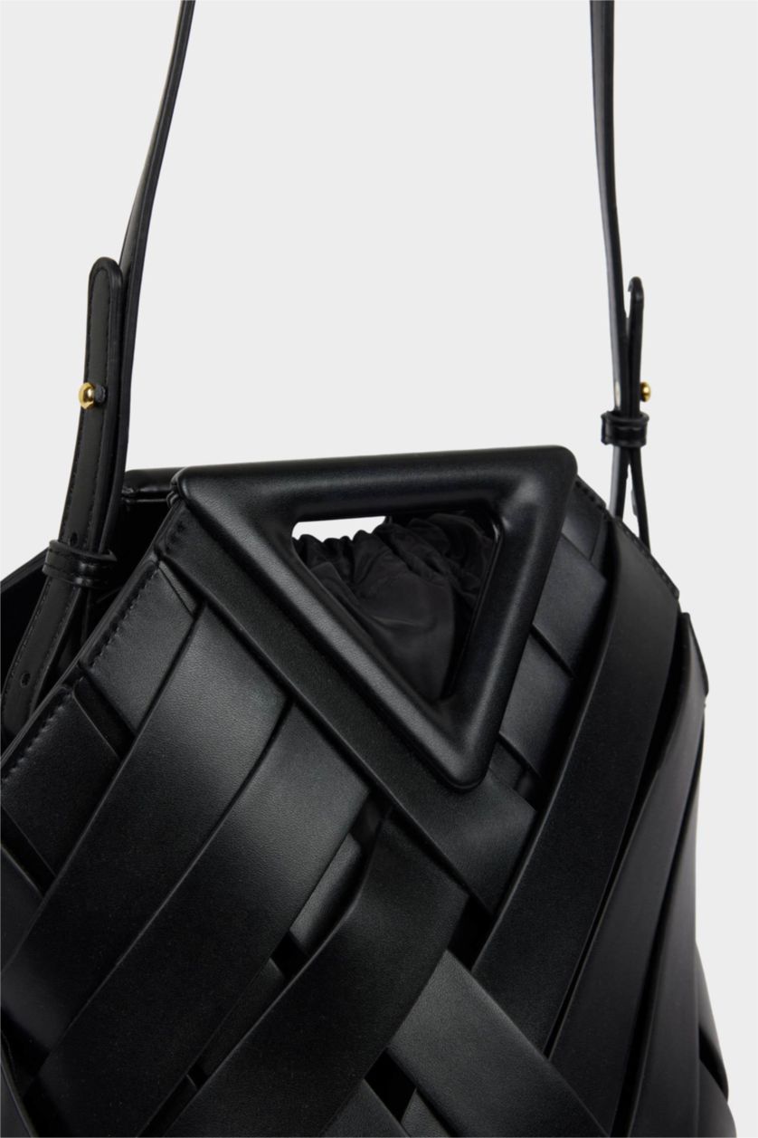 Kadın Siyah DCEY x DeFacto Kadın Suni Deri Çapraz Çanta