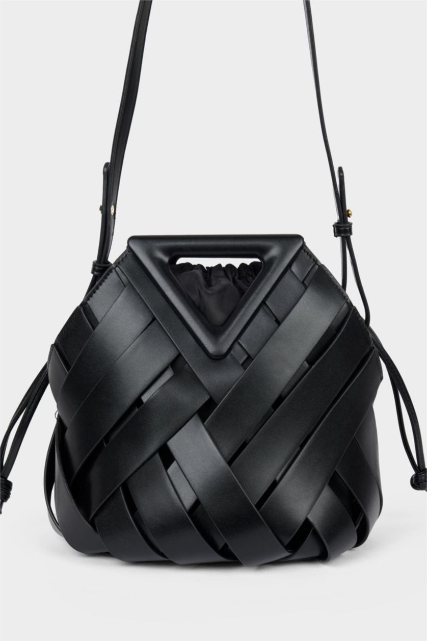 Kadın Siyah DCEY x DeFacto Kadın Suni Deri Çapraz Çanta