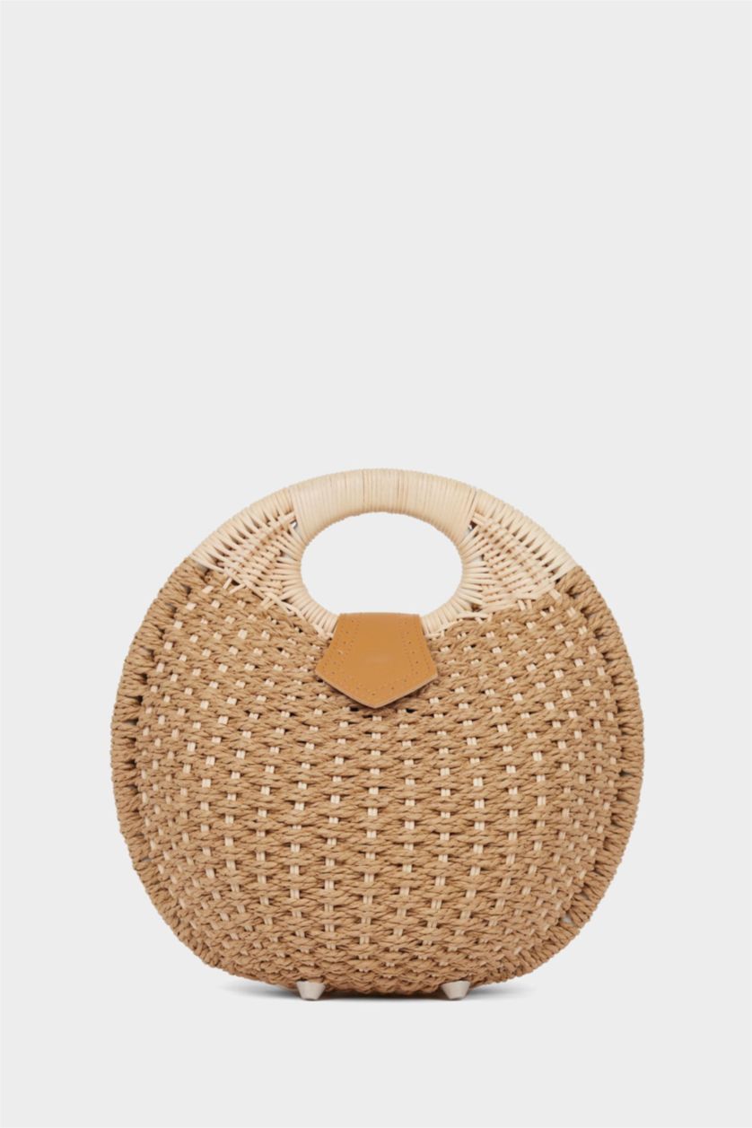 Kadın Kum DCEY x DeFacto Kadın Hasır El Çantası