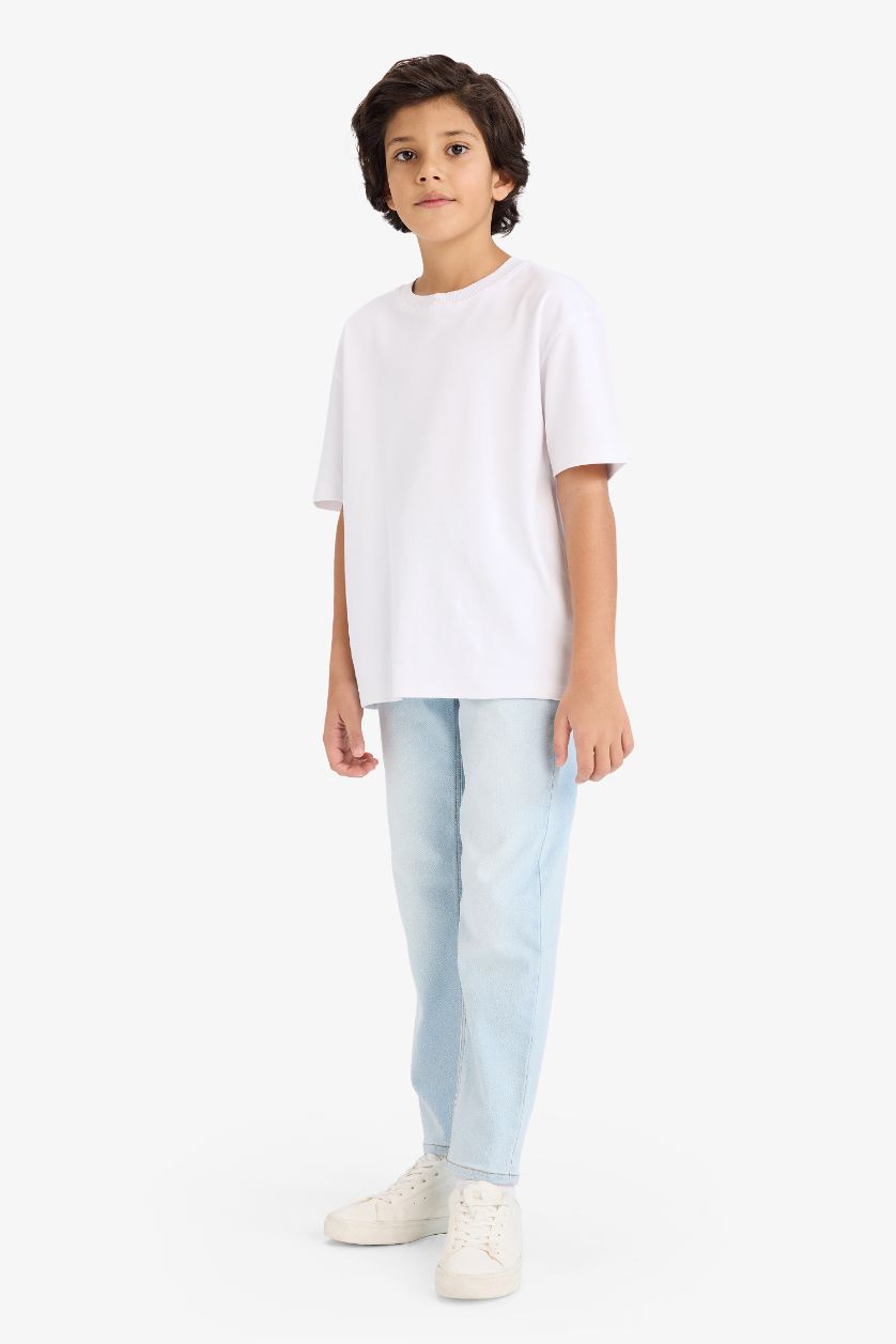 BOYS & TEENS Ice Blue Boy Straight Fit Jeans
