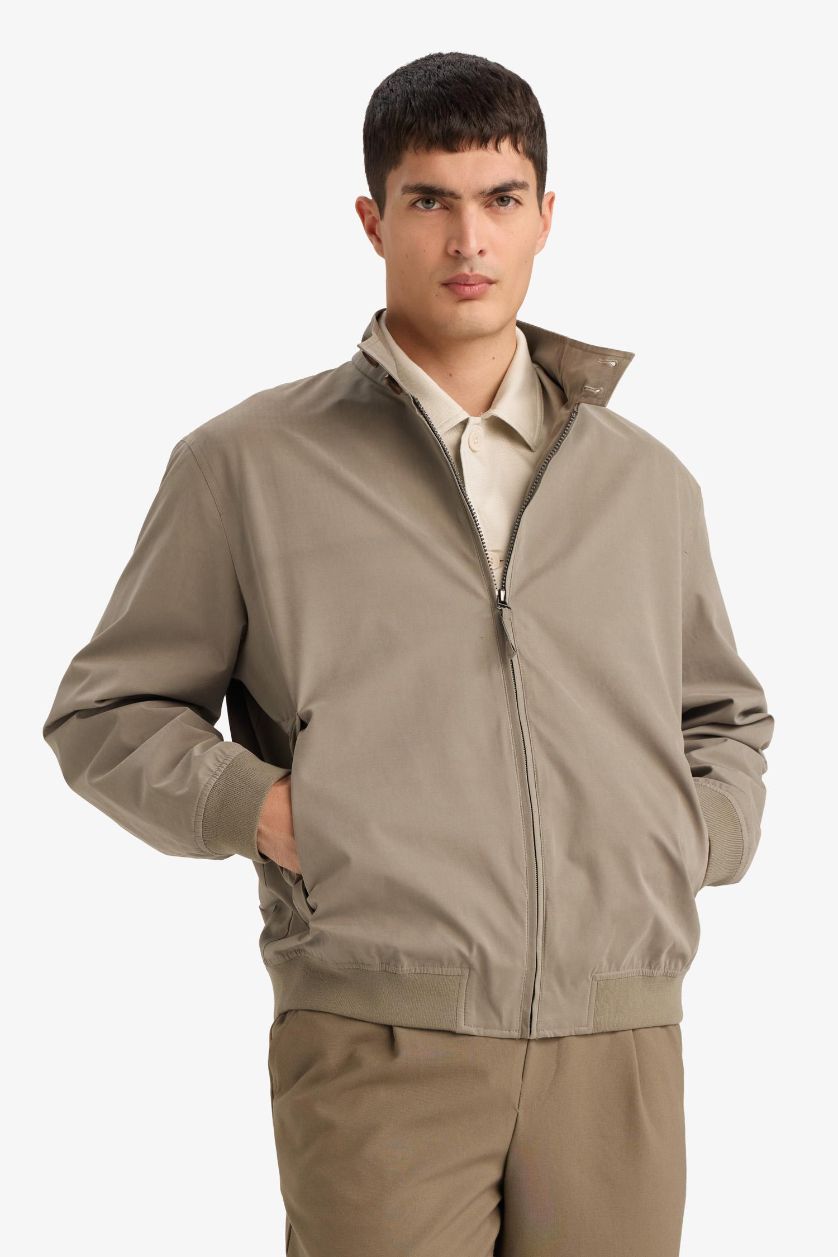 رجال كاكي جاكيت اوفر سايز بياخة بولو