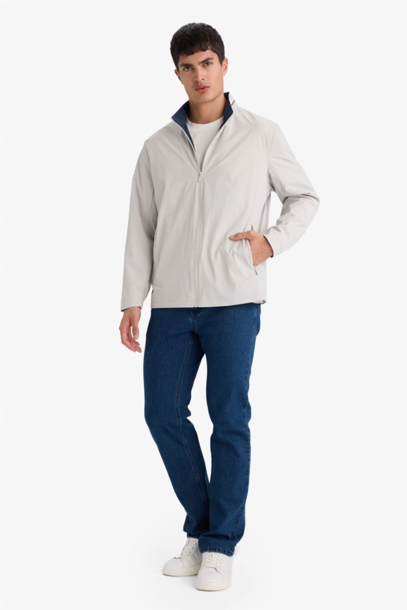 MAN Stone Regular Fit Stand Collar Jacket