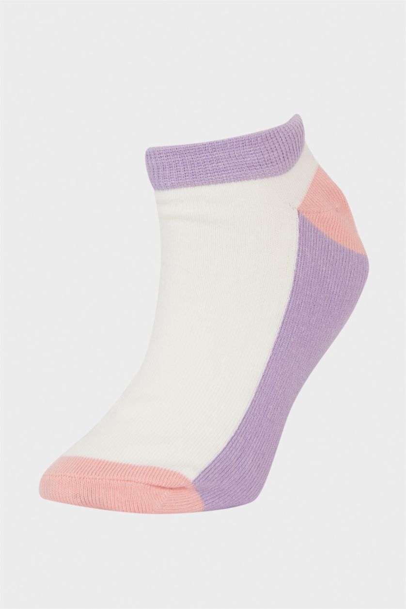 Kız Çocuk - Genç Kız Karma 3'lü Pamuklu Patik Çorap Kız Çocuk