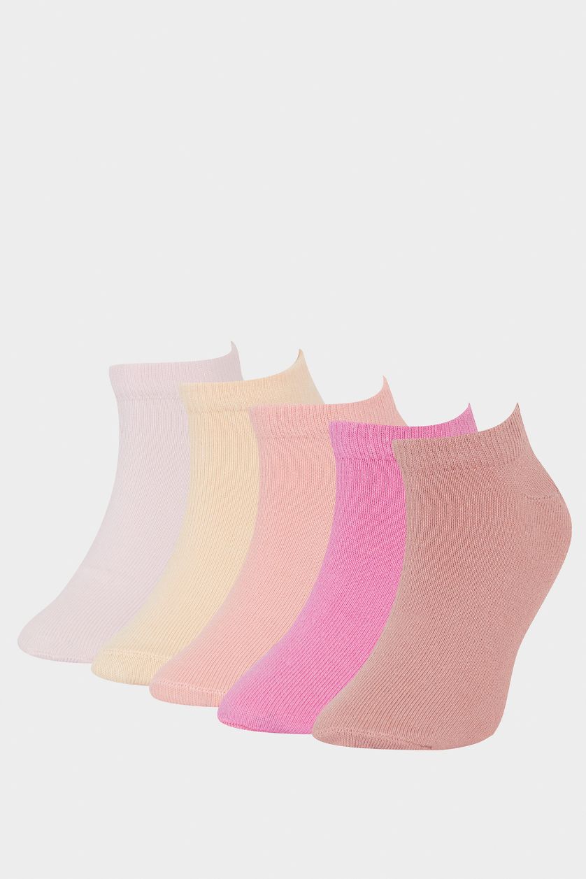 Kız Çocuk - Genç Kız Karma Kız Çocuk 5'li Pamuklu Patik Çorap