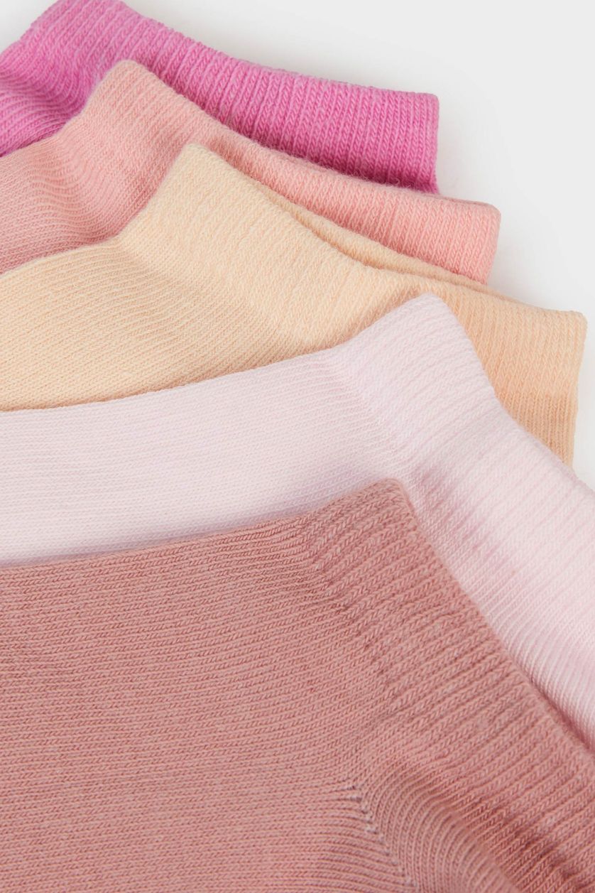 Kız Çocuk - Genç Kız Karma Kız Çocuk 5'li Pamuklu Patik Çorap