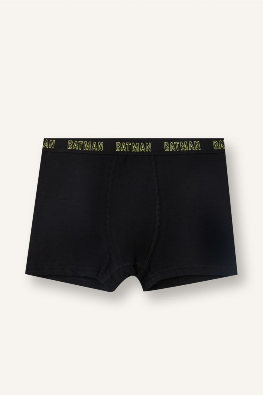Erkek Çocuk - Genç Erkek Siyah Batman 3'lü Boxer Erkek Çocuk