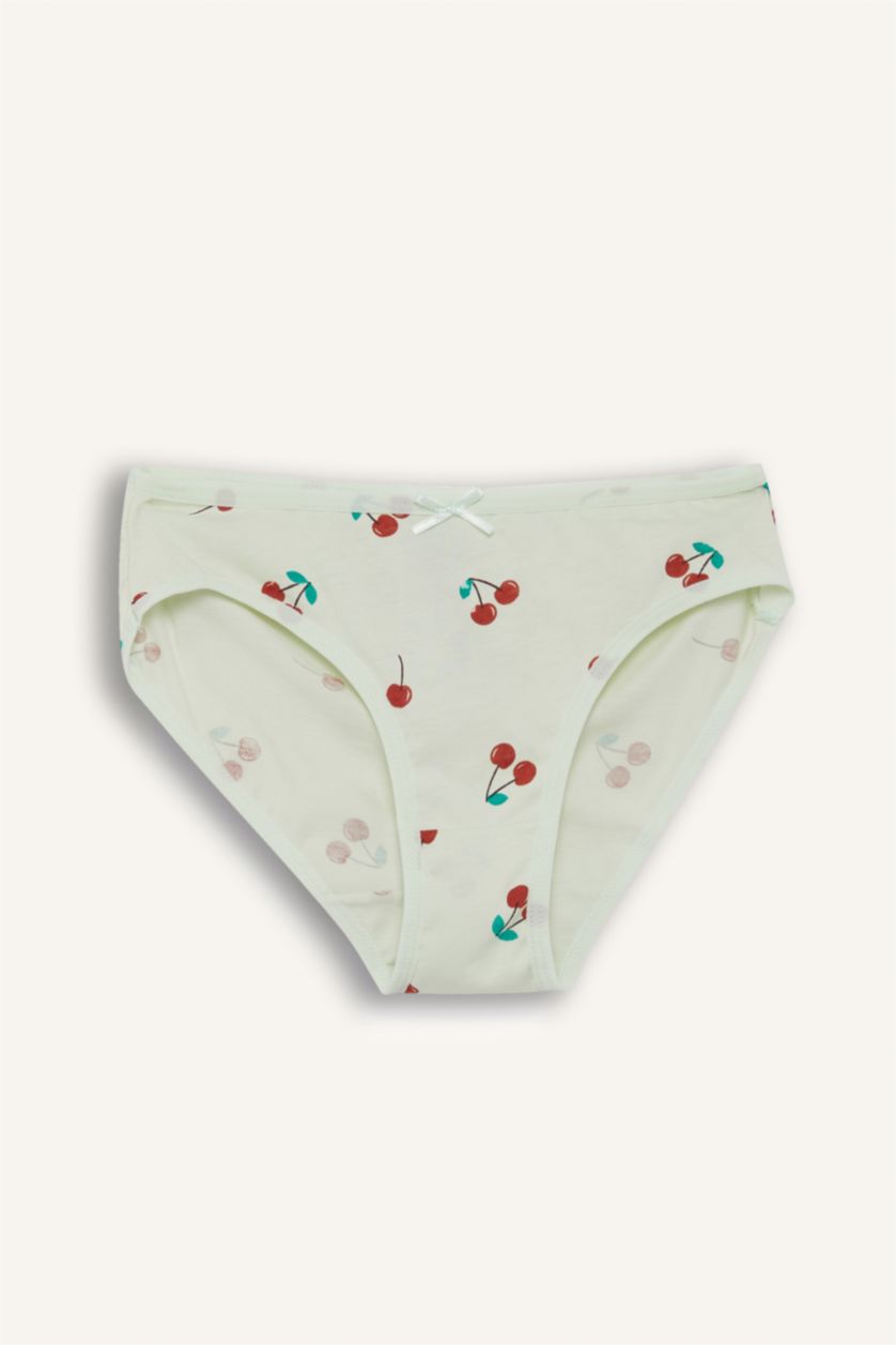 Girls & Teens White Girl Fruit Patterned 3 Piece Panties