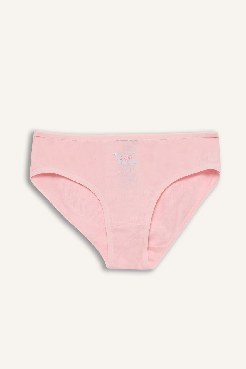 Girls & Teens Light Pink Girl Animal Print 7 Piece Panties