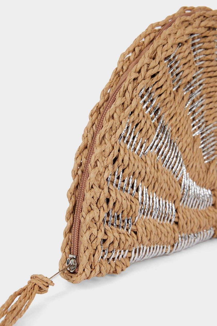 Kadın Kum DCEY x DeFacto Kadın Hasır El Çantası