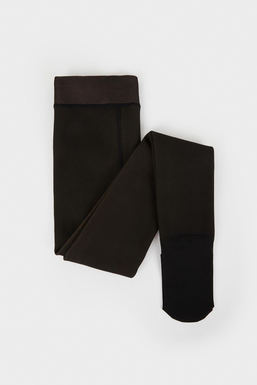 Kadın Siyah Kadın Siyah Termal Külotlu Çorap