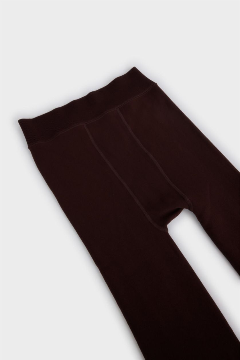 Kadın Kahve Termal Külotlu Çorap