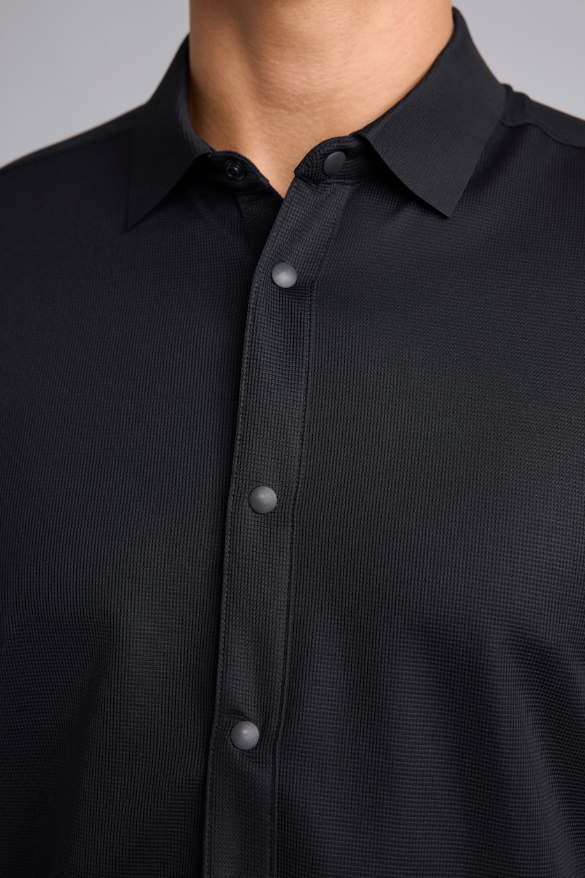 Ерлер қара Slim Fit жейде