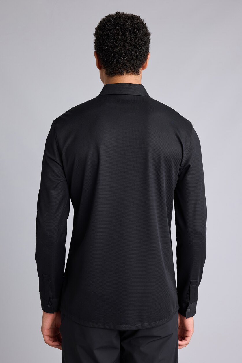 Ерлер қара Slim Fit жейде