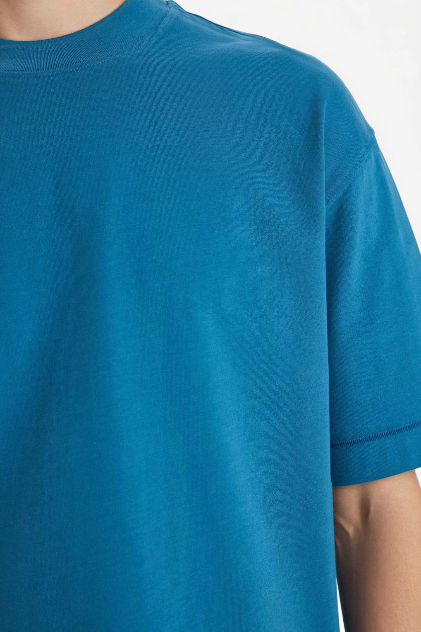 MAN Indigo Boxy Fit Crew Neck Short Sleeve T-Shirt