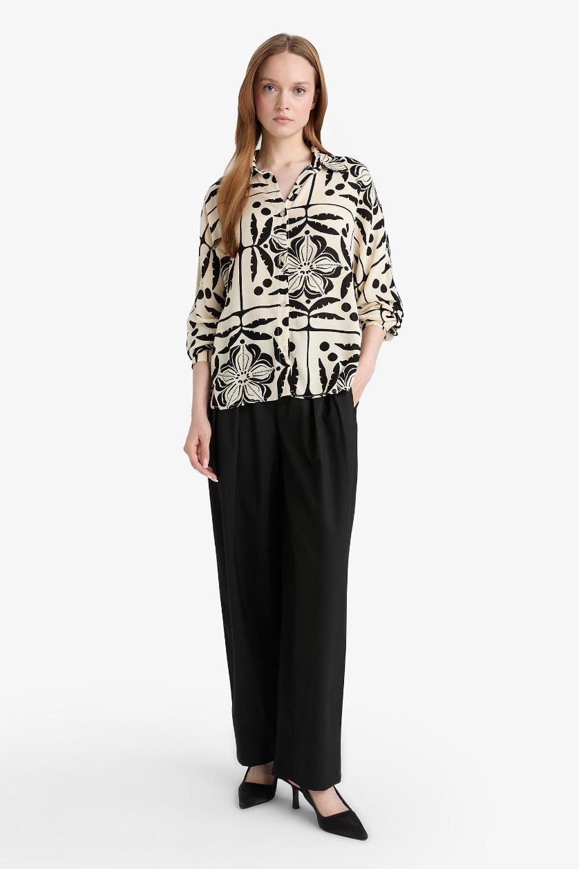 حريمي أسود بنطلون باريل فيت بليسيه بردل عادي وجيب