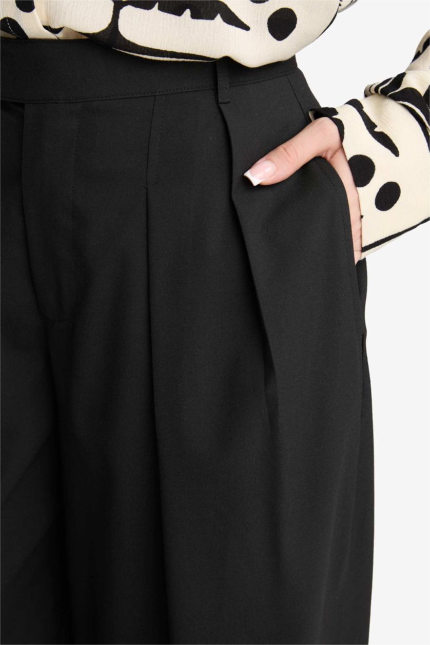 حريمي أسود بنطلون باريل فيت بليسيه بردل عادي وجيب