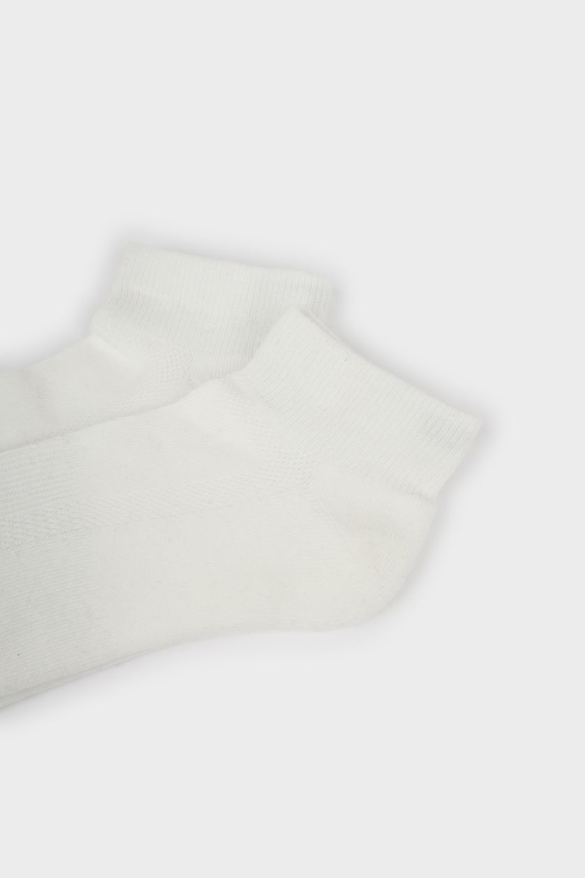 رجالي أبيض (000) شرابات قصيرة رجالي قطن - قطعتين