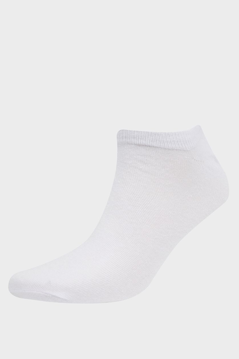 MAN White Man 3 Piece Cotton Ankle Socks