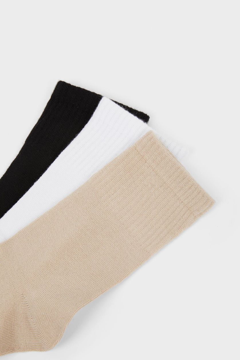 نساء Karma جوارب طويلة نسائية من قطن - 3 قطع