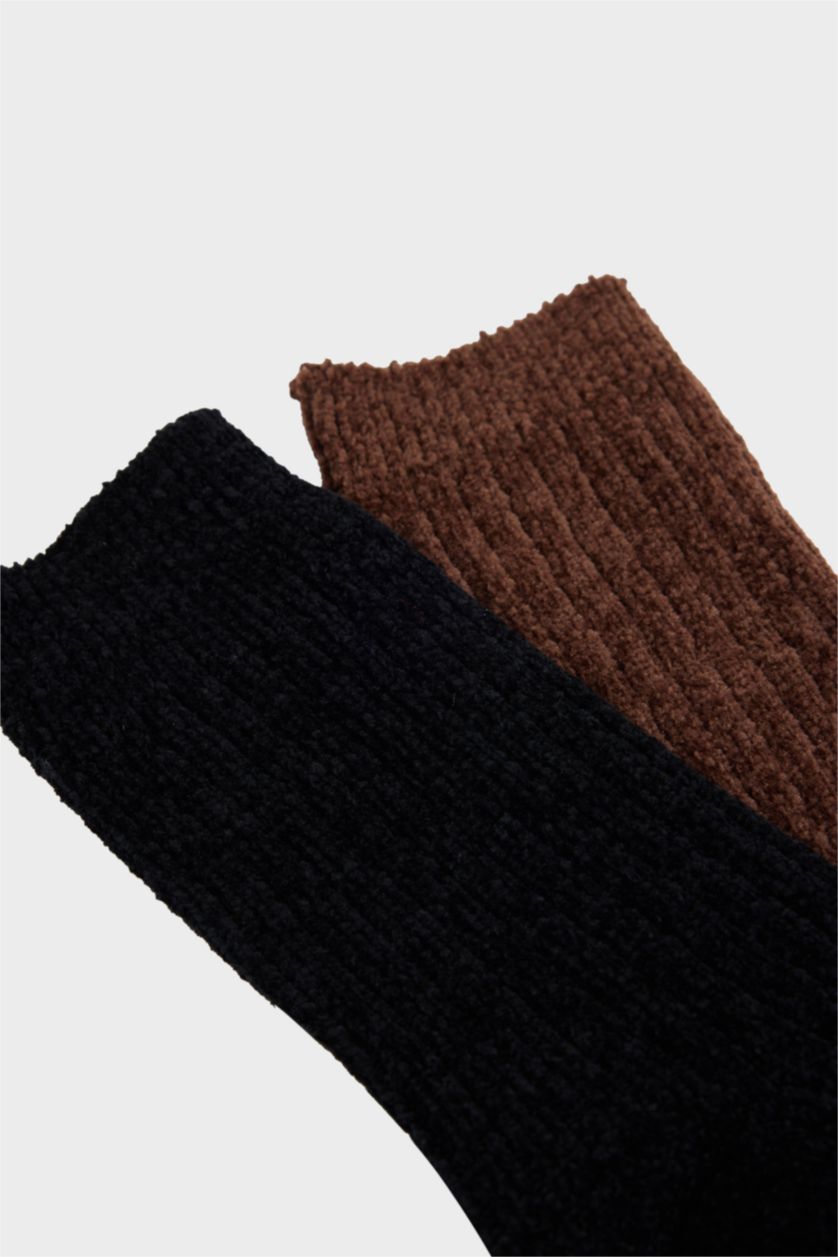Kadın Siyah Kadın 2'li Kışlık Çorap