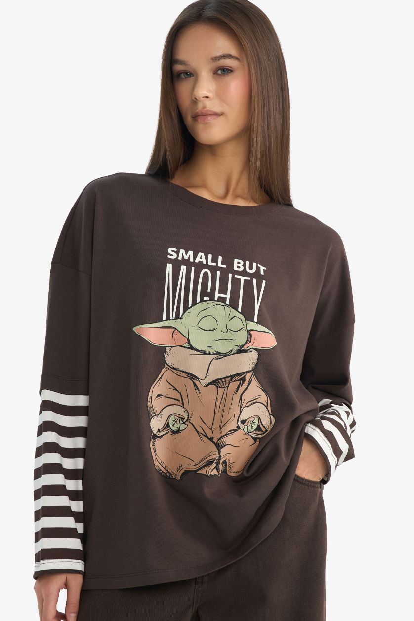 نساء بني تيشيرت Star Wars قصة واسعة وكم طويل