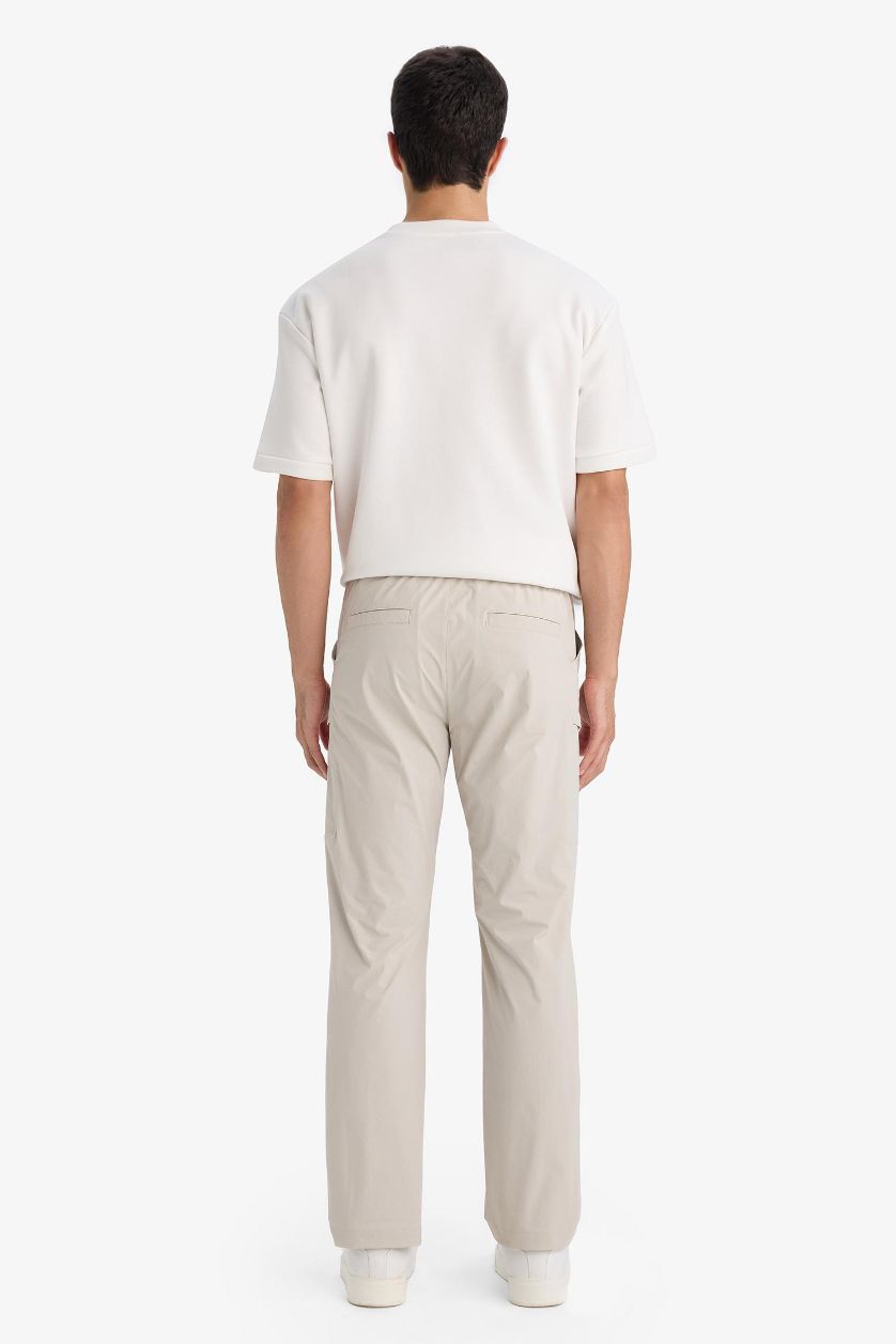 MAN Stone Elastic Waist Pockets Trousers