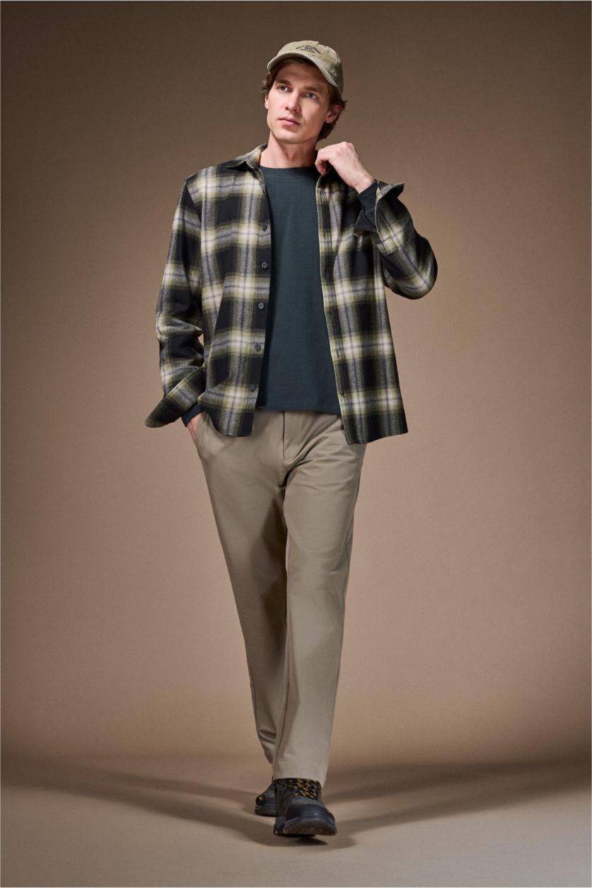 Erkek Meşe Yeşili Hızlı Kuruyan Pantolon