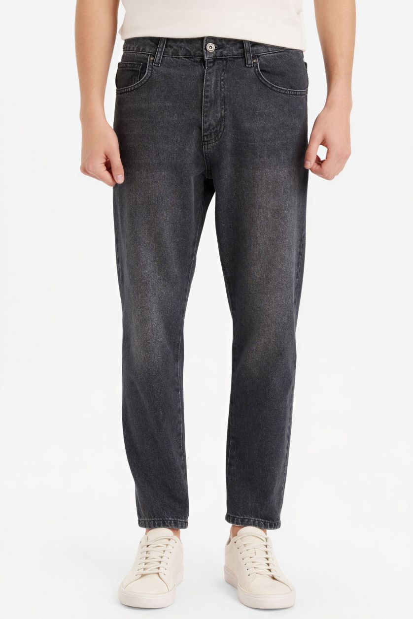 رجالي أنثرا بنطلون جينز التسعينات سليم فيت