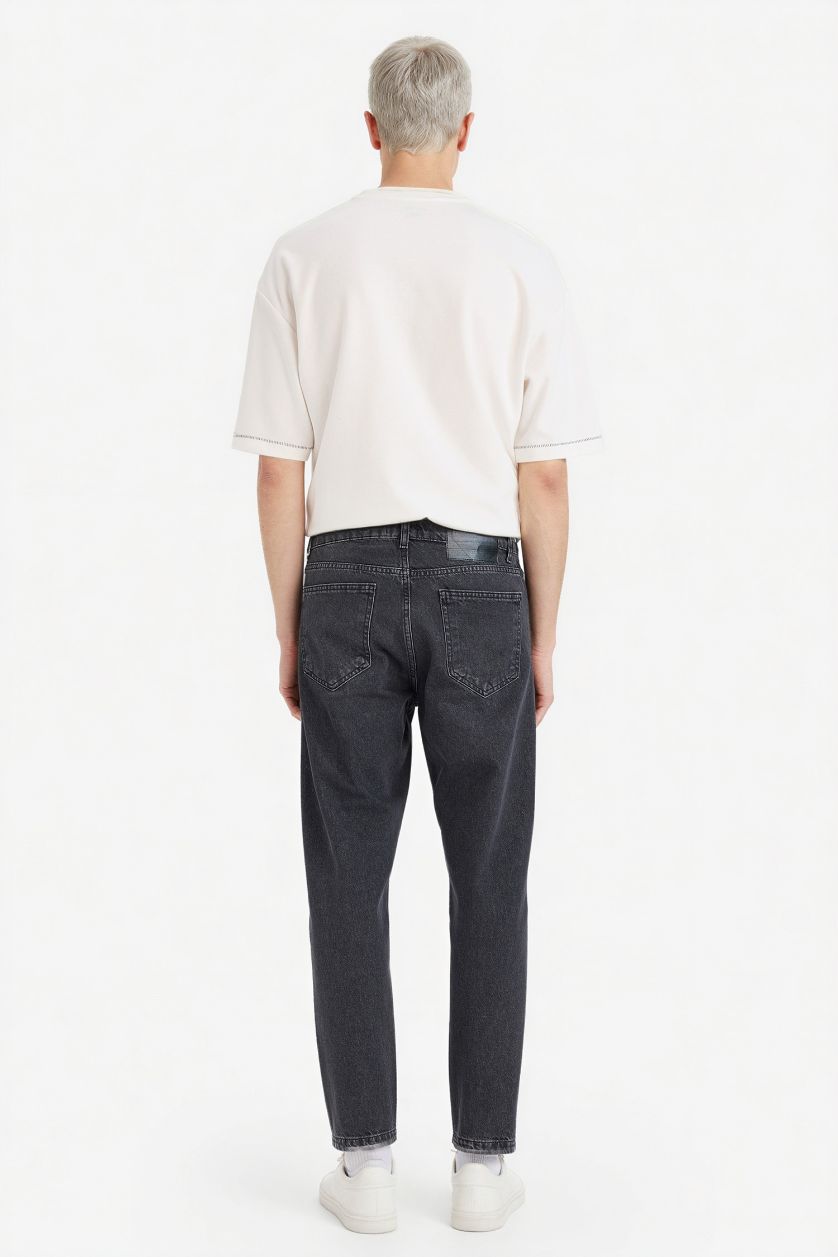 رجالي أنثرا بنطلون جينز التسعينات سليم فيت