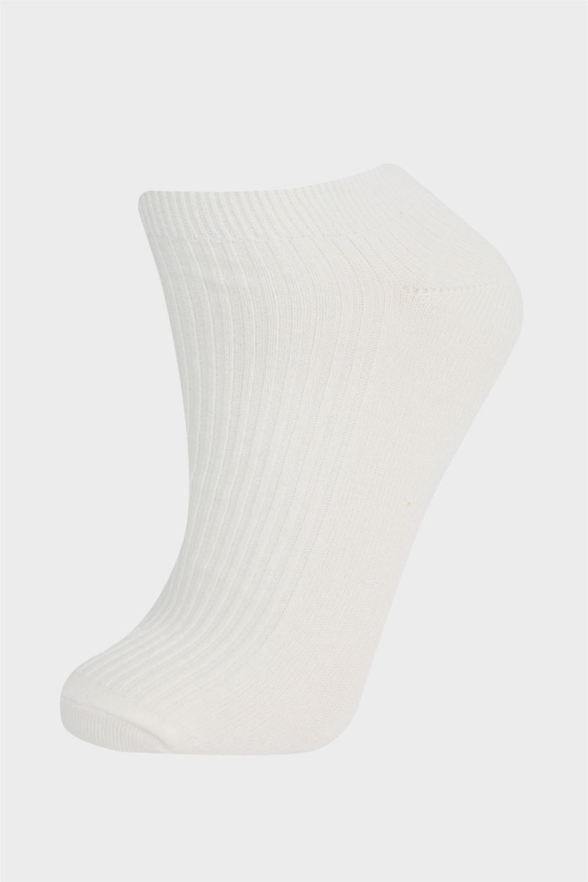 GIRLS & TEENS Light Brown Girl 5 Piece Cotton Short Sockss